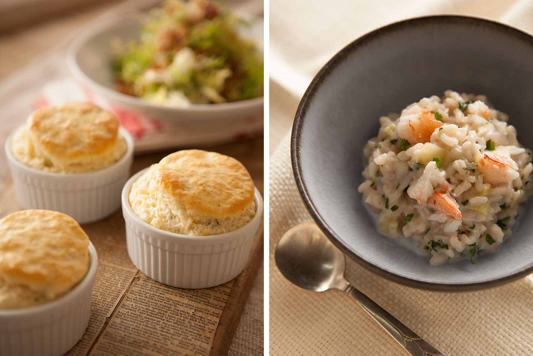 Crab_Soufflé_Crab_Risotto
